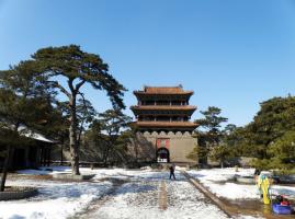 Winter Scenery of Shengjing Mausoleums